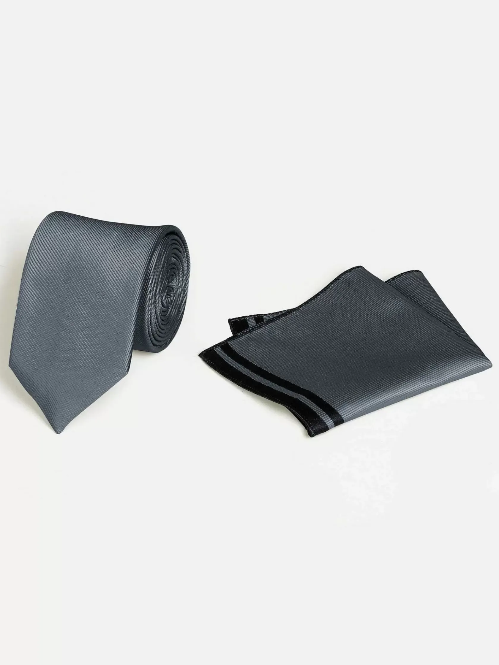 Wam Denim Stropdassen|Pierce Grey Tie