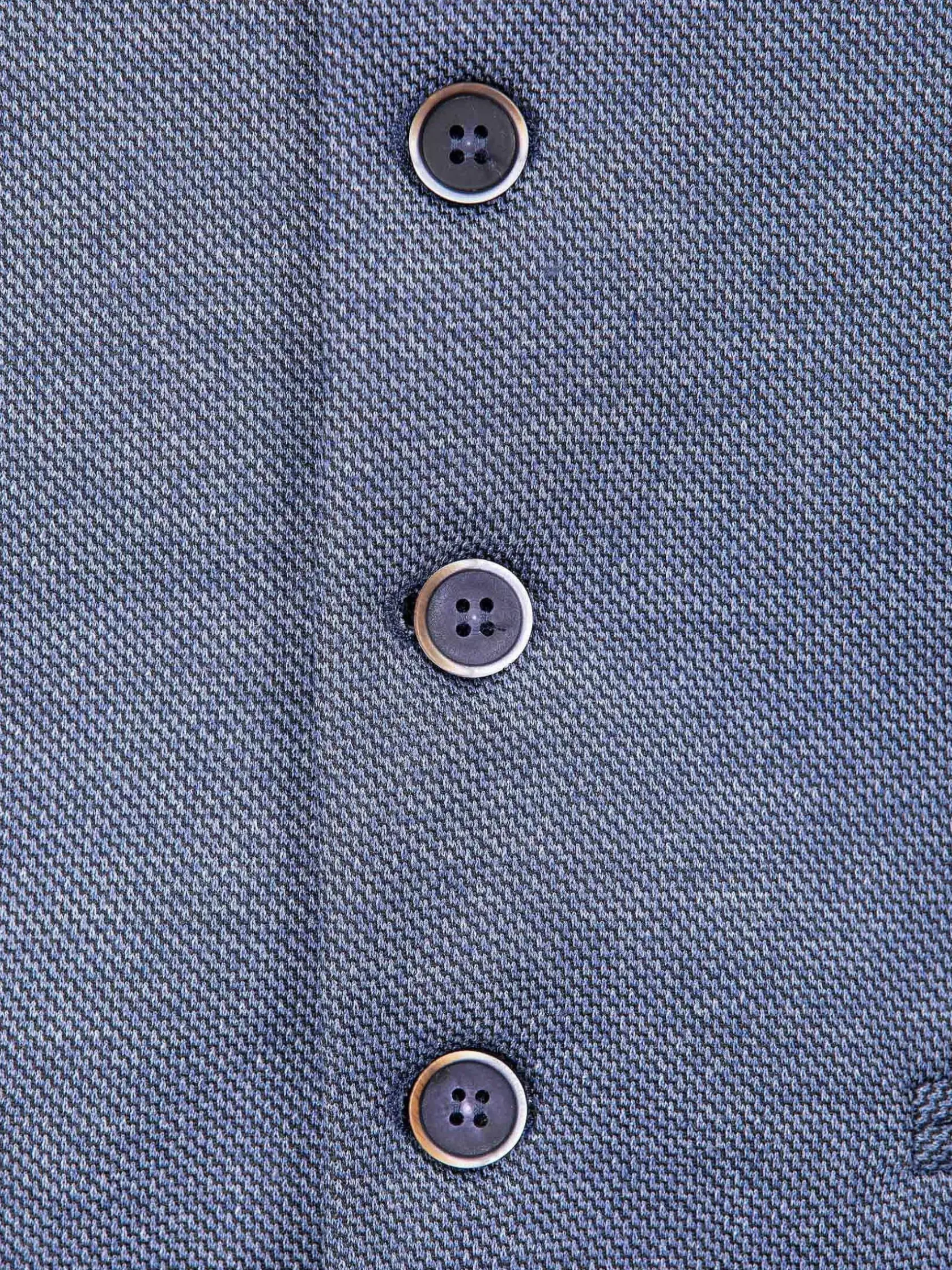Wam Denim Gilets|Plaid Vest Fabian Blue