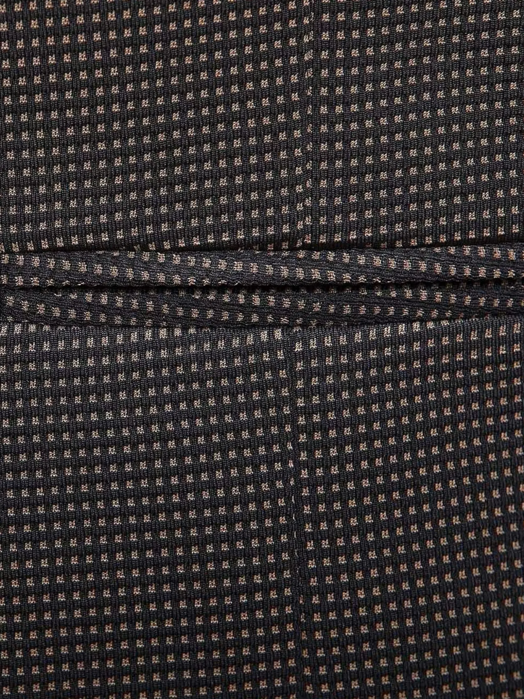 Wam Denim Gilets|Plaid Vest Trieste 74094 Black Brown