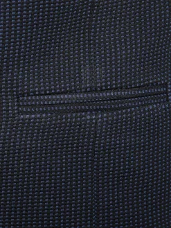 Wam Denim Gilets|Plaid Vest Trieste 74094 Light Indigo