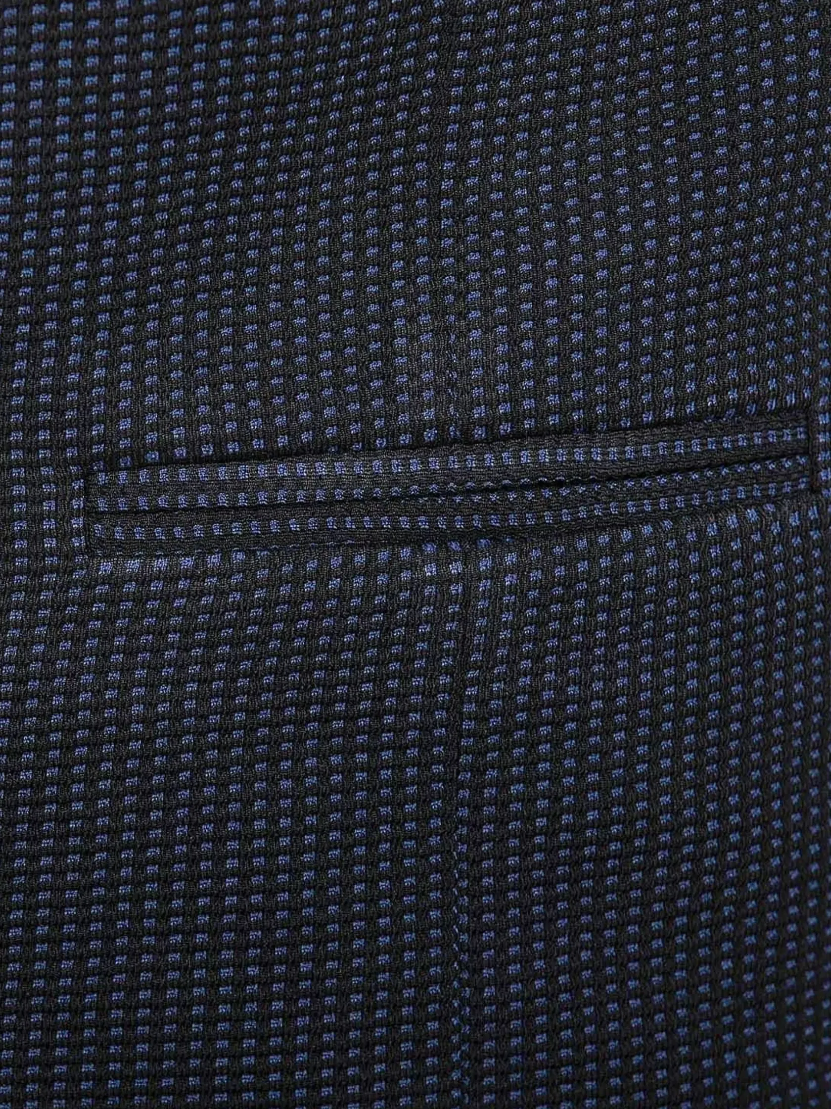 Wam Denim Gilets|Plaid Vest Trieste 74094 Light Indigo