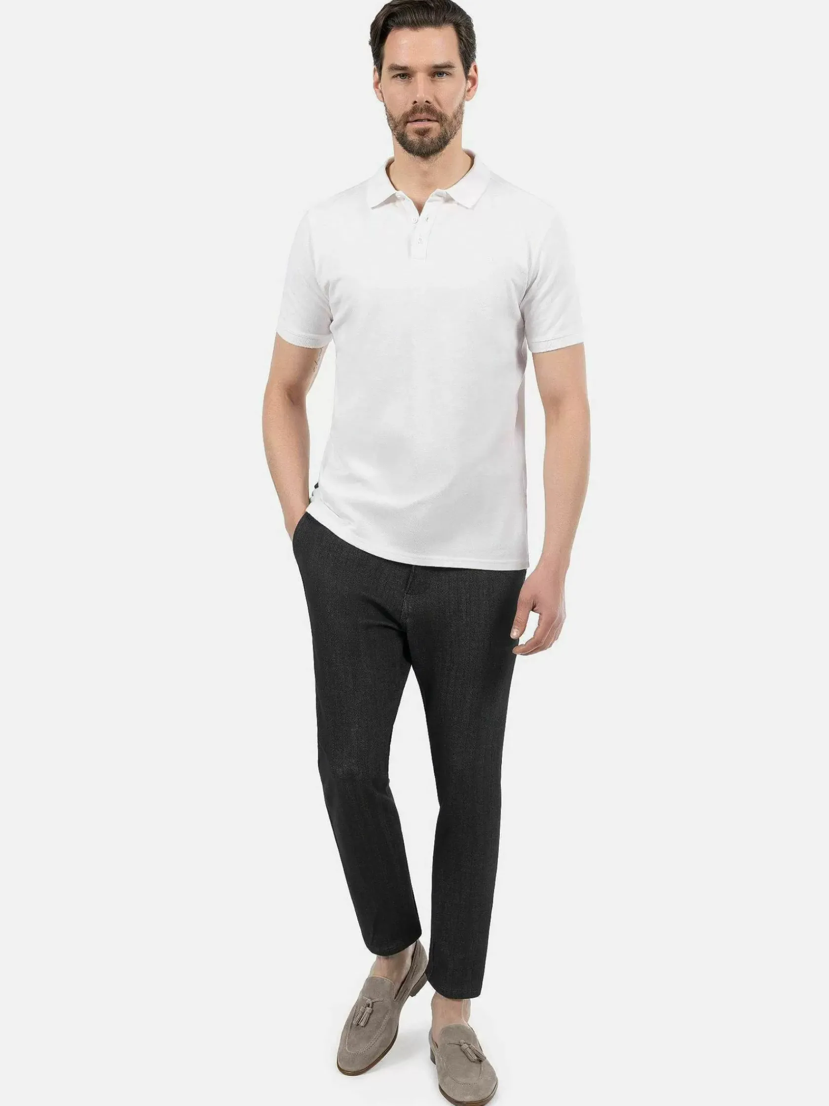 Wam Denim Polo'S|Polo 89364 Bremgarten Off White