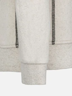 Wam Denim Sweaters|Quasar Mock Neck Beige Sweater