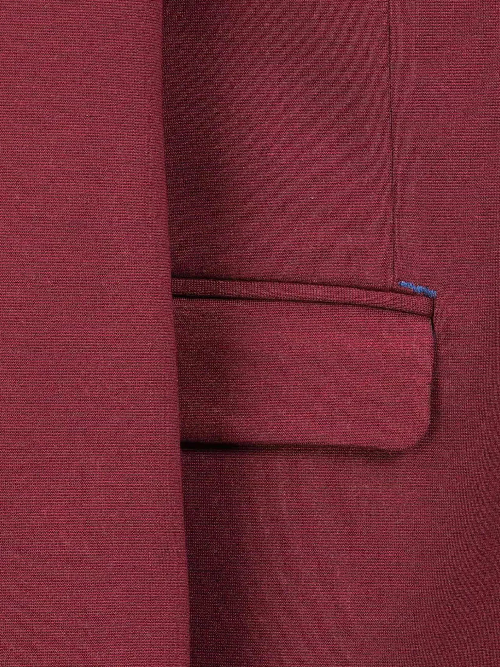 Wam Denim Colberts|Relaxed Slim Fit Monarch Dark Red Colbert