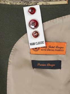 Wam Denim Colberts|Relaxed Slim Fit Monarch Khaki Colbert
