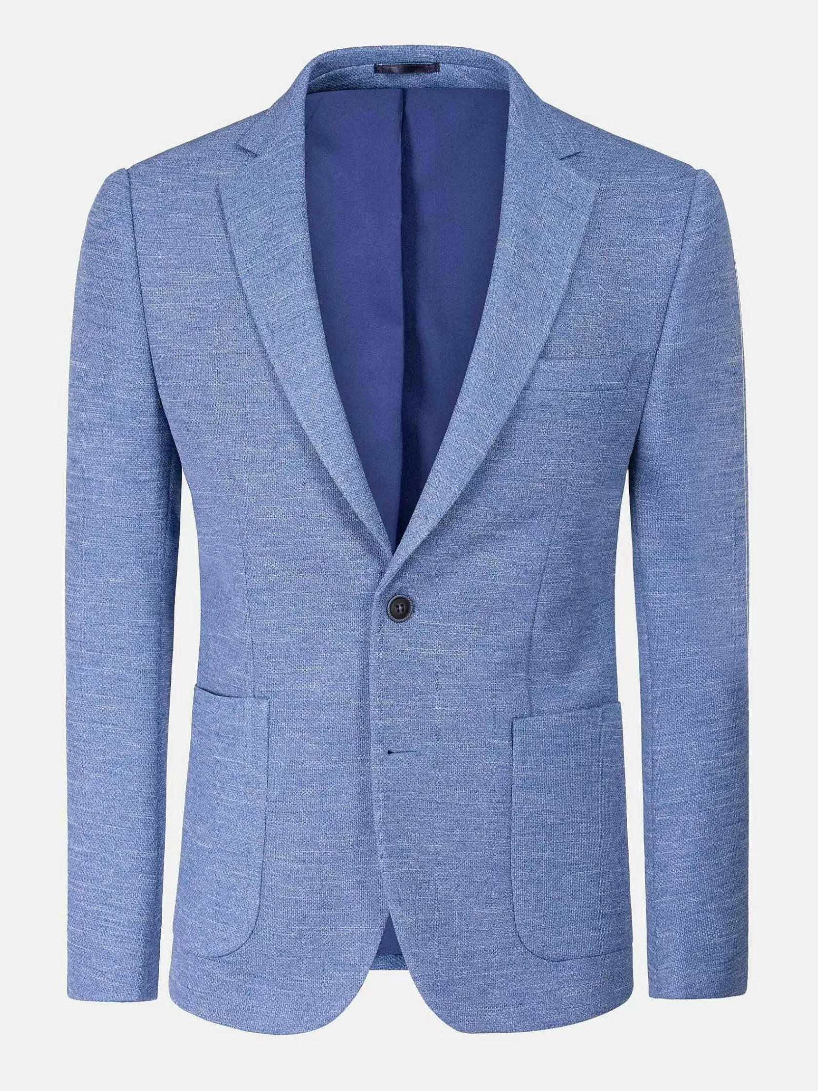 Wam Denim Colberts|Ripon Modern Fit Blue Colbert