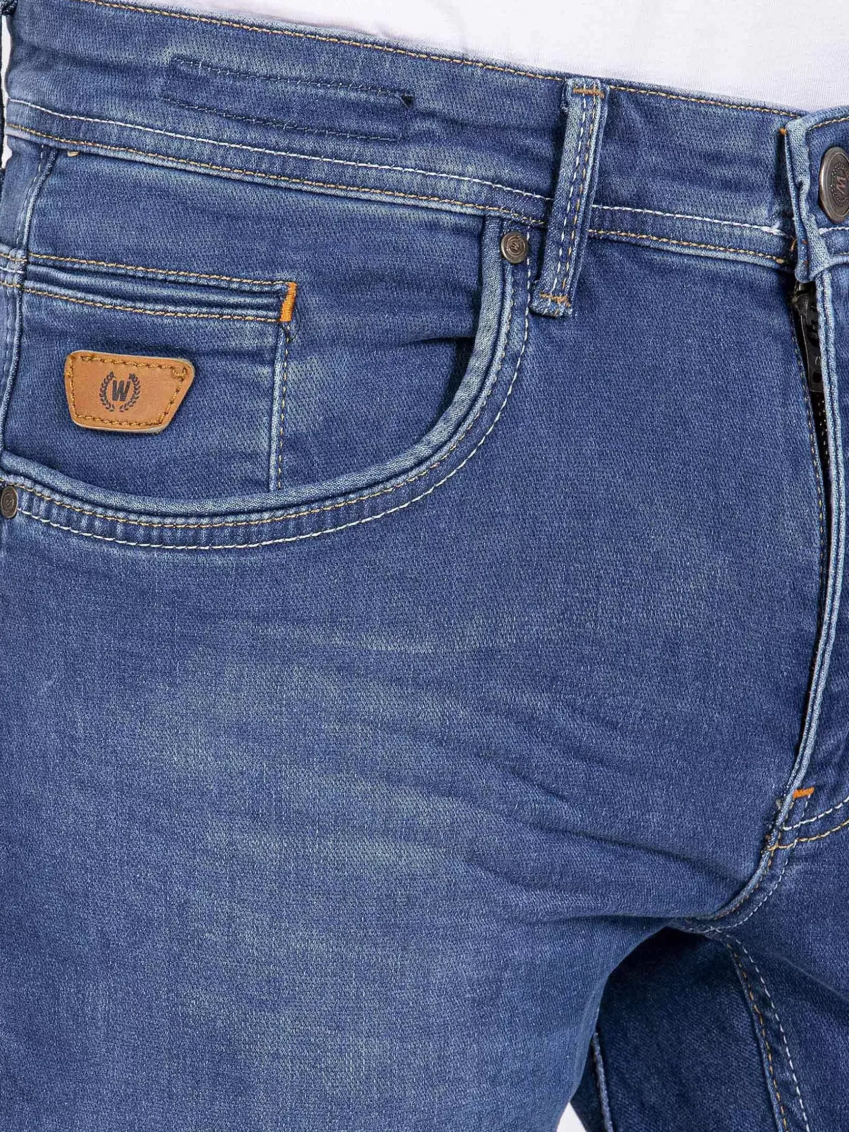 Wam Denim Jeans|Roubiax Slim Fit Navy Jeans