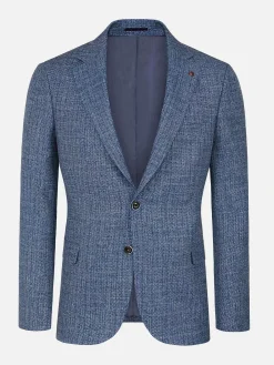 Wam Denim Colberts|Sandro Single Breasted Light Navy Colbert