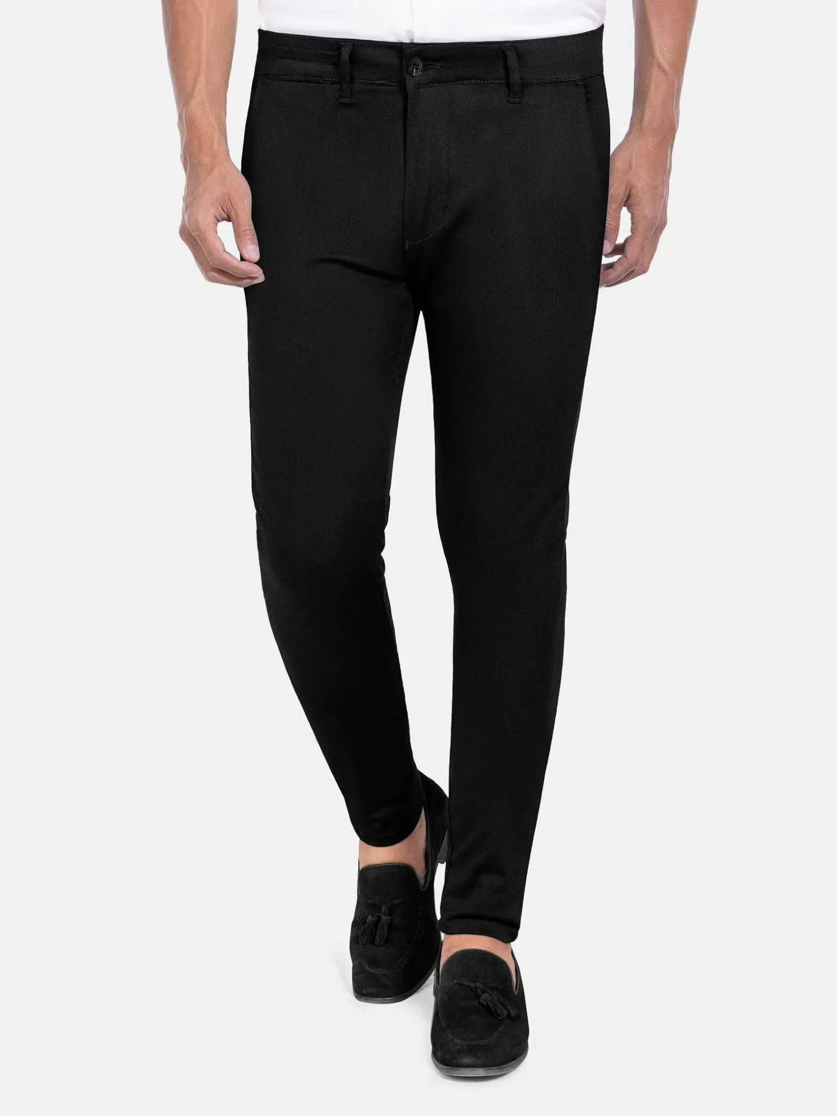 Wam Denim Chino'S|Scarlet Slim Fit Black Chino