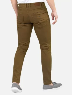 Wam Denim Jeans|Serengeti Stretchy Slim Fit Dark Beige Jeans