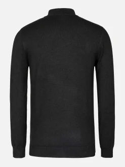 Wam Denim Sweaters|Siena Round-Necked Black Sweater