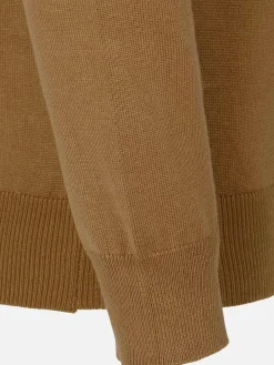 Wam Denim Sweaters|Siena Round-Necked Brown Sweater