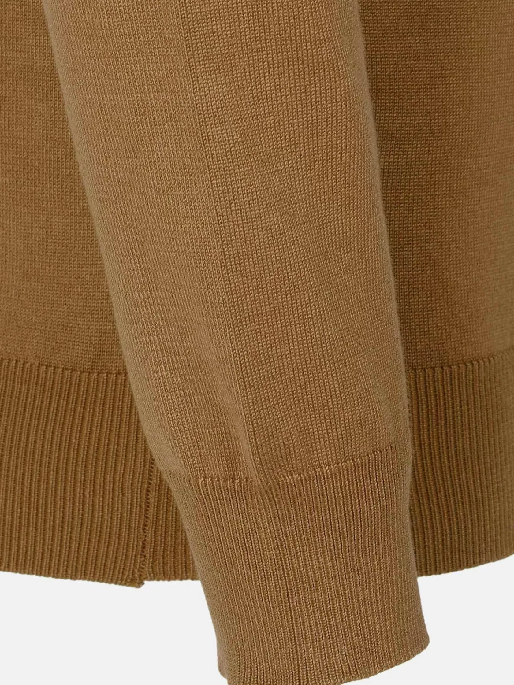 Wam Denim Sweaters|Siena Round-Necked Brown Sweater