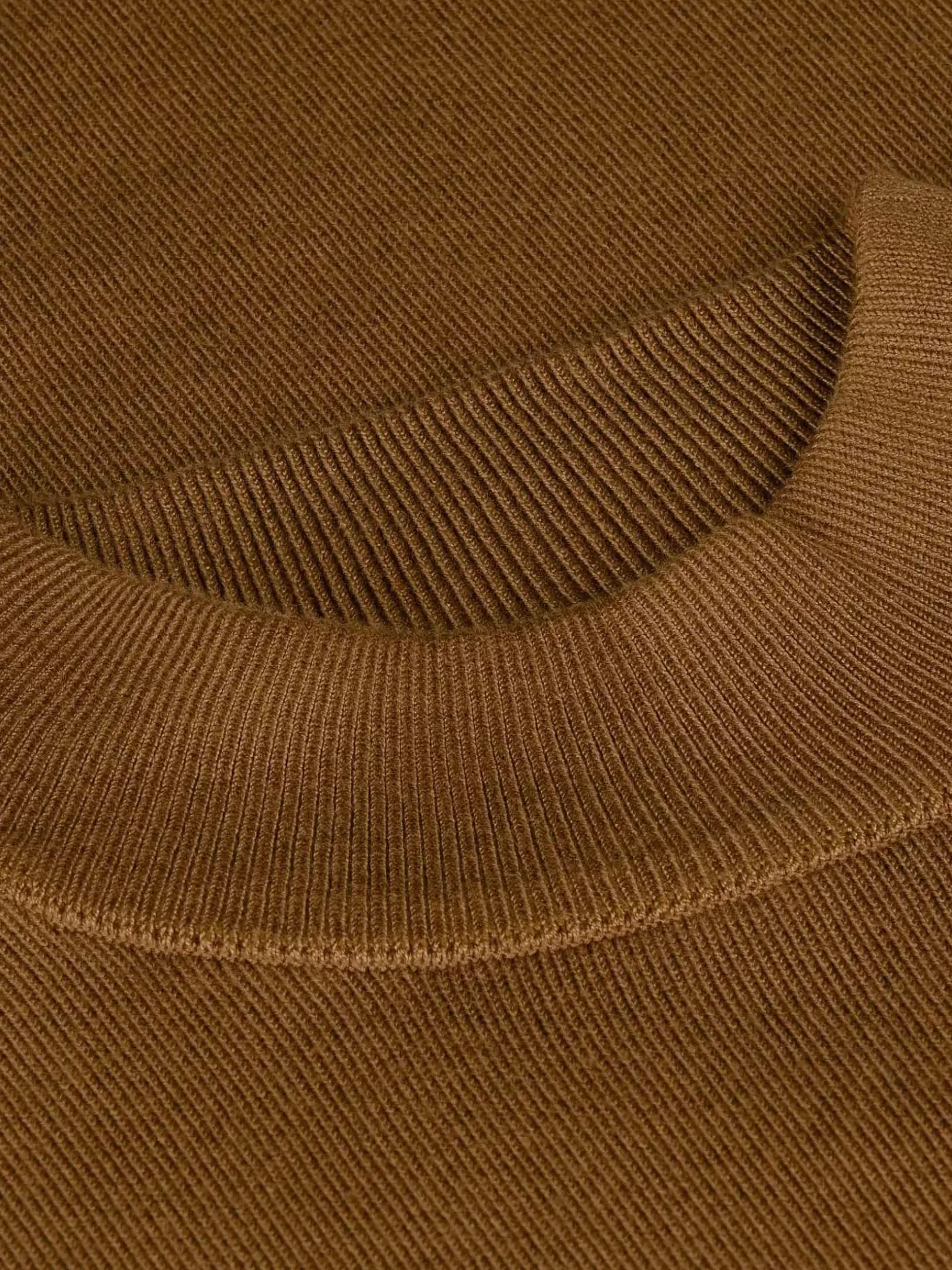 Wam Denim Sweaters|Siena Round-Necked Brown Sweater