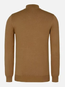 Wam Denim Sweaters|Siena Round-Necked Brown Sweater