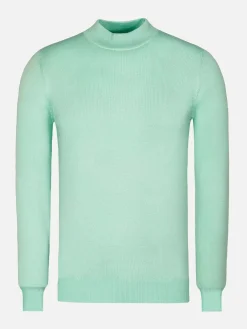 Wam Denim Sweaters|Siena Round-Necked Menthol Sweater