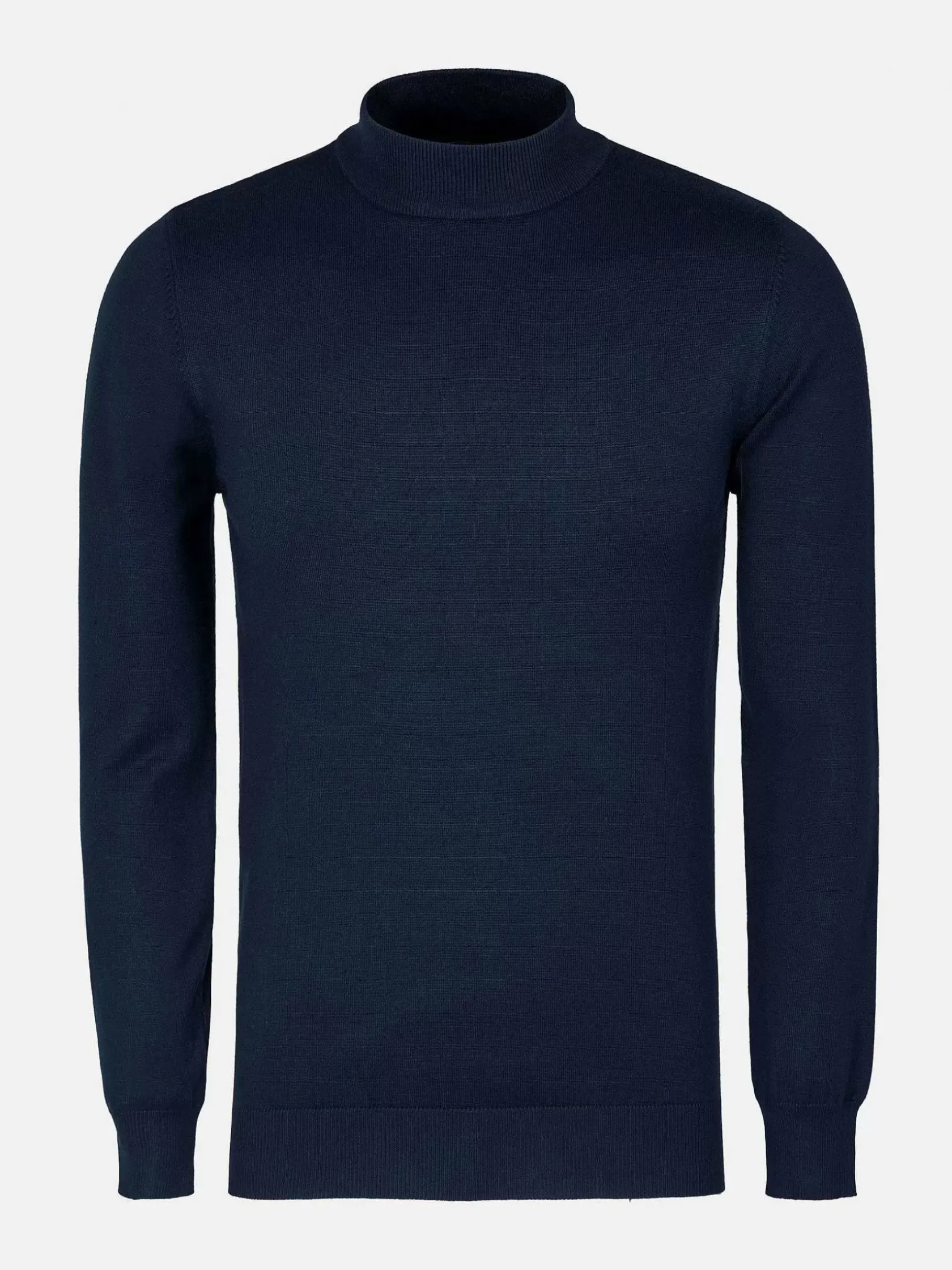 Wam Denim Sweaters|Siena Round-Necked Navy Sweater