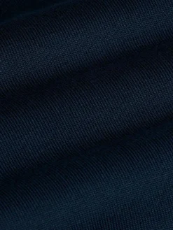 Wam Denim Sweaters|Siena Round-Necked Navy Sweater