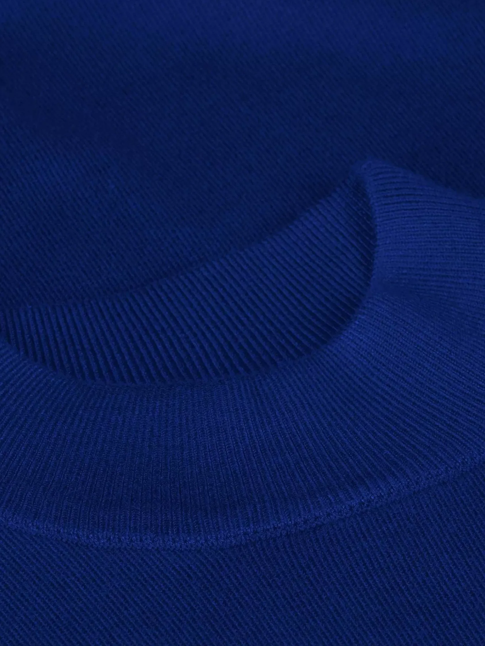 Wam Denim Sweaters|Siena Round-Necked Royal Blue Sweater