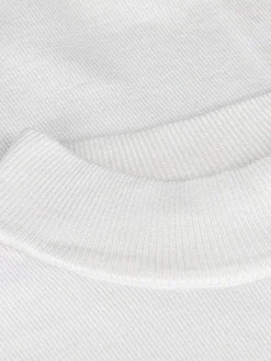 Wam Denim Sweaters|Siena Round-Necked White Sweater