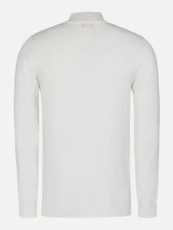 Wam Denim Sweaters|Siena Round-Necked White Sweater