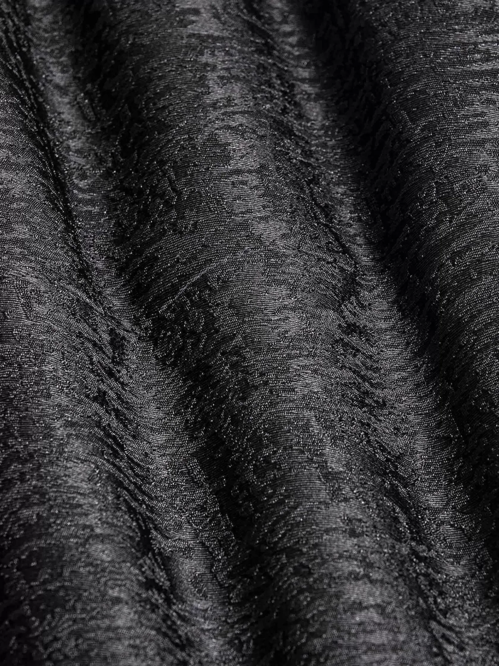 Wam Denim Colberts|Slim Fit Textured Black Tuxedo Colbert
