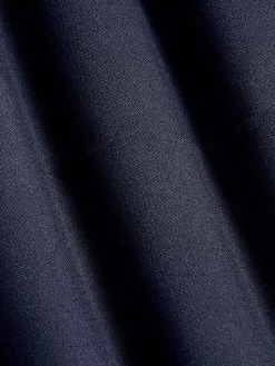 Wam Denim Pantalons|Slim Fit Textured Navy Pantalon