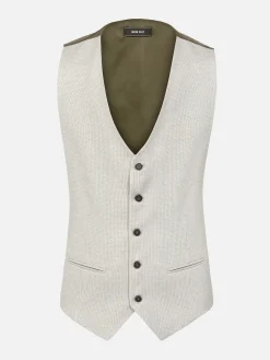 Wam Denim Gilets|Suit Gilet 70113 Nicola Light Grey