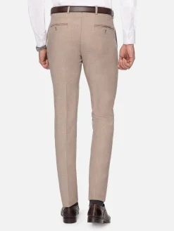 Wam Denim Pantalons|Suit Pantalon 70085 Araya Beige