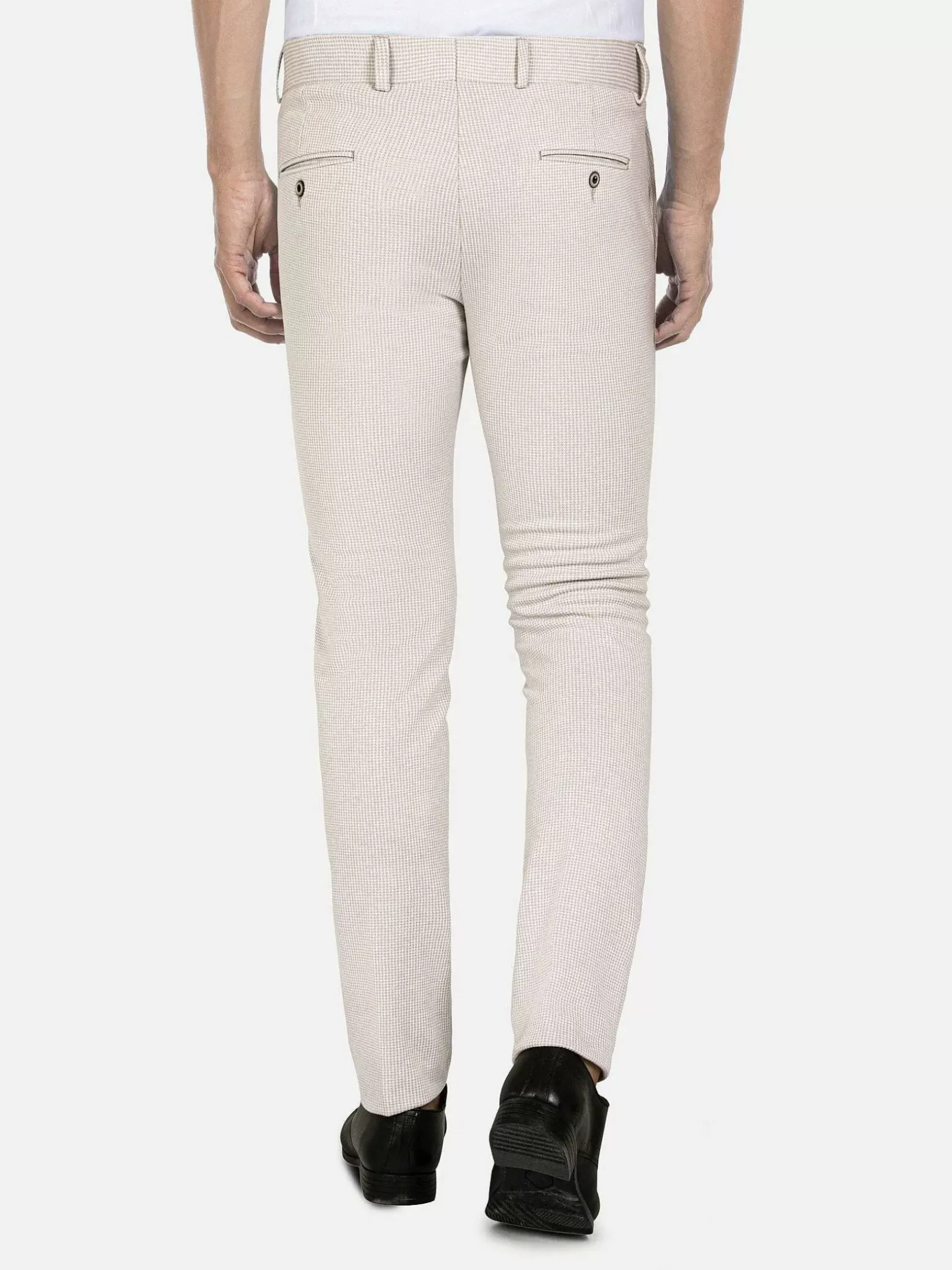 Wam Denim Pantalons|Sur Mer Slim Fit Beige Pantalon