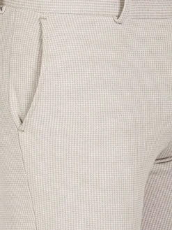 Wam Denim Pantalons|Sur Mer Slim Fit Beige Pantalon