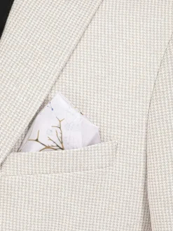 Wam Denim Colberts|Sur Mer Slim Fit Single Breasted Beige Colbert