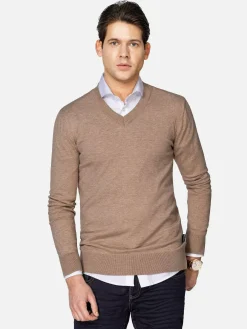 Wam Denim Sweaters|Sweater 76328 Beja Beige