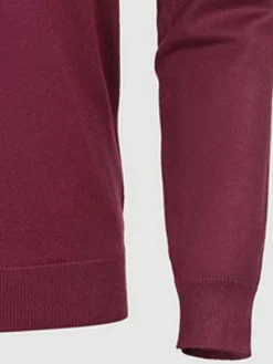 Wam Denim Sweaters|Sweater Bk217-31 Wine Red