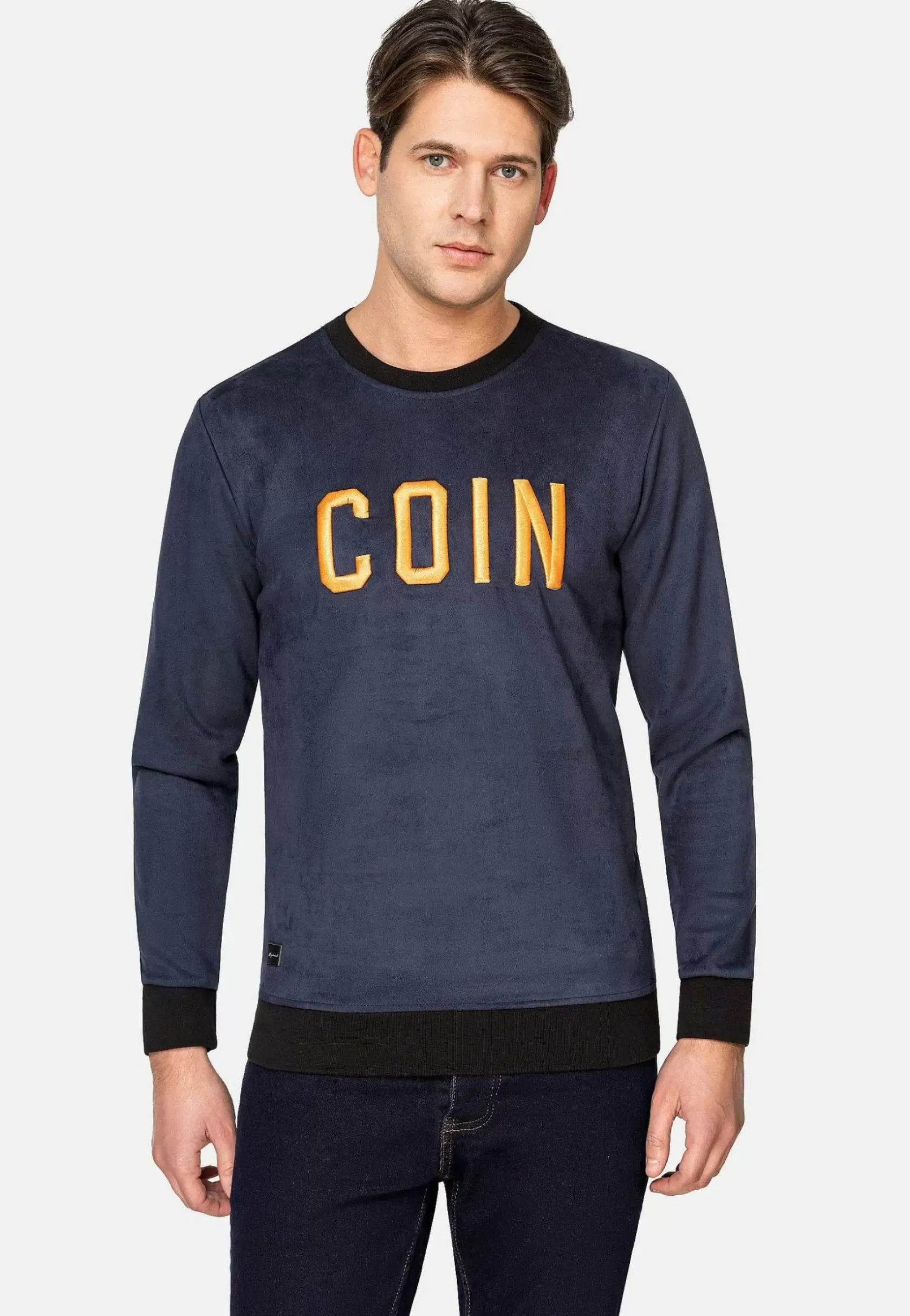 Wam Denim Sweaters|Sweater 86296 Einsiedeln Navy