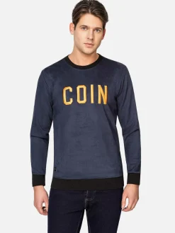 Wam Denim Sweaters|Sweater 86296 Einsiedeln Navy