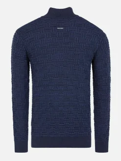 Wam Denim Sweaters|Sweater 76363 Florida Navy