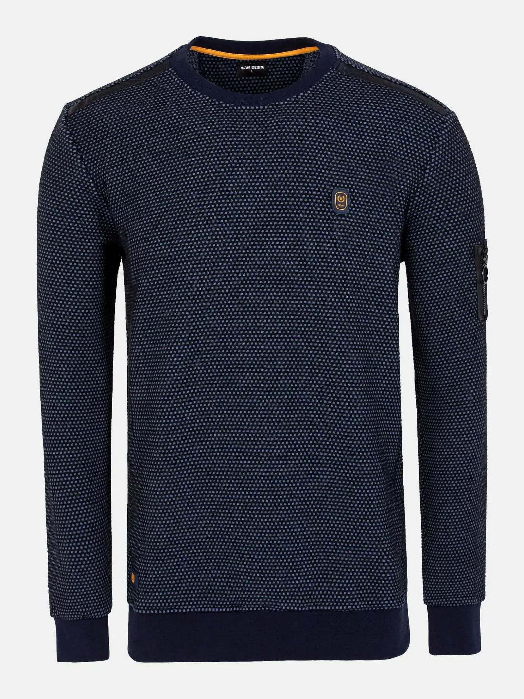 Wam Denim Sweaters|Sweater 76330 Foyel Navy