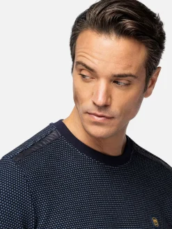 Wam Denim Sweaters|Sweater 76330 Foyel Navy