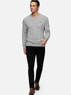 Wam Denim Sweaters|Sweater 76364 Hetfield Grey