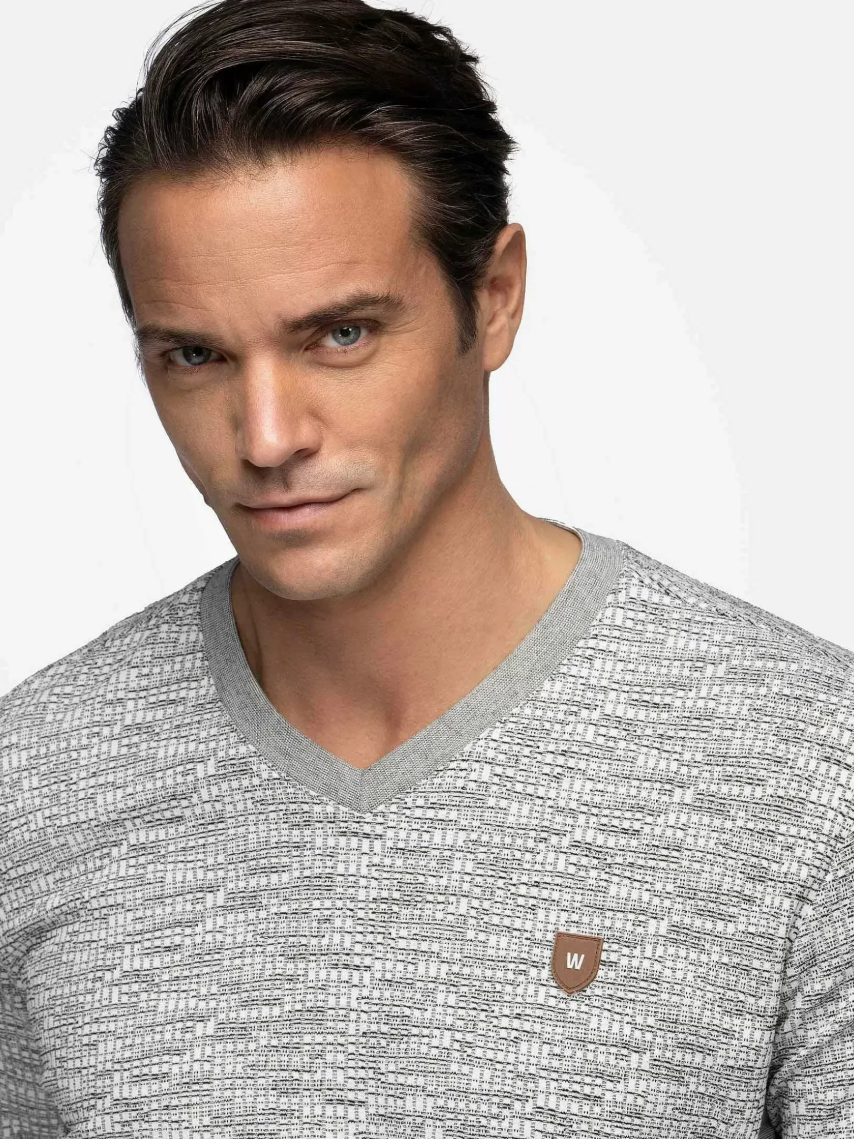 Wam Denim Sweaters|Sweater 76364 Hetfield Grey