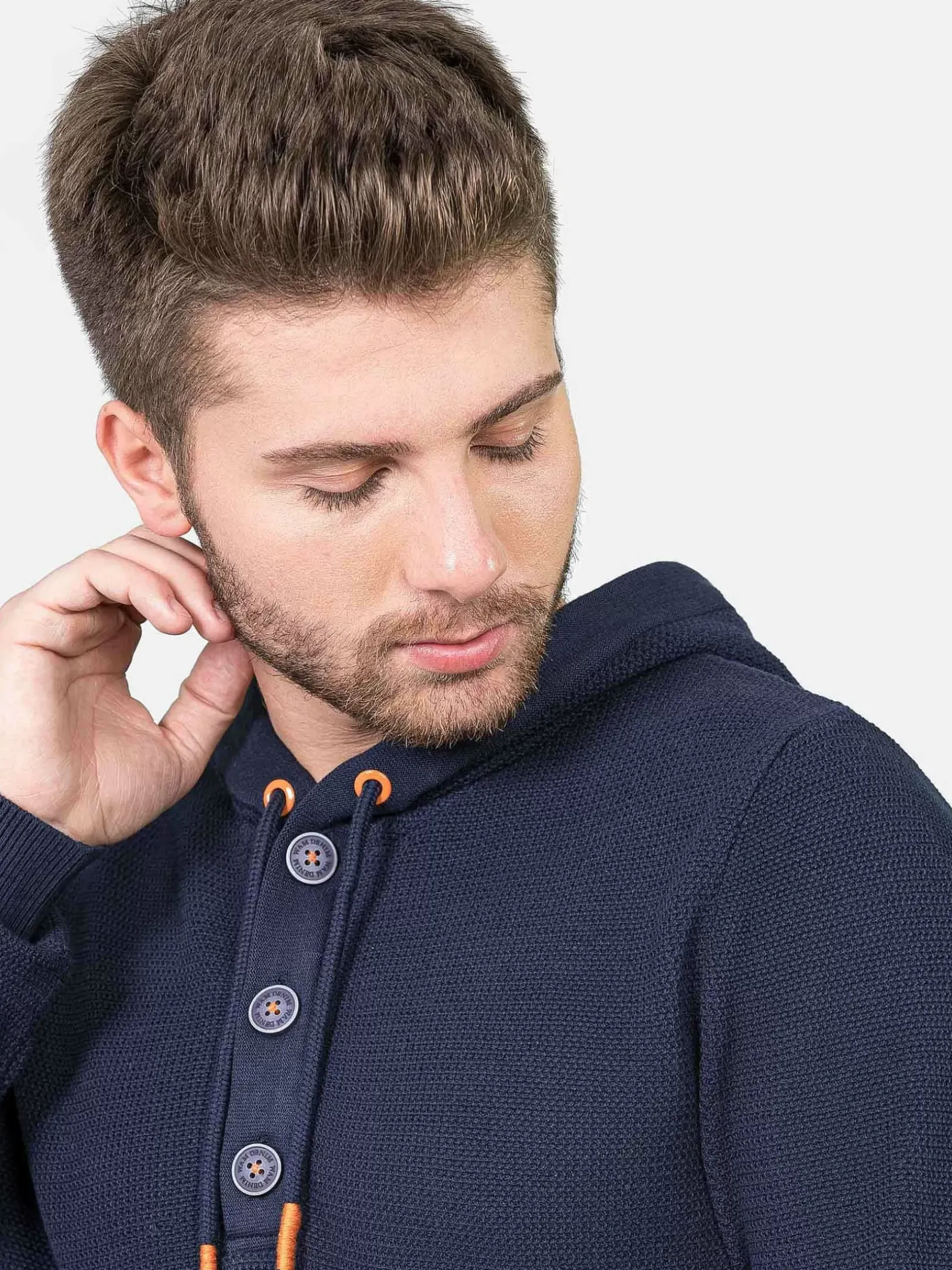 Wam Denim Sweaters|Sweater 76282 La Sarraz Navy