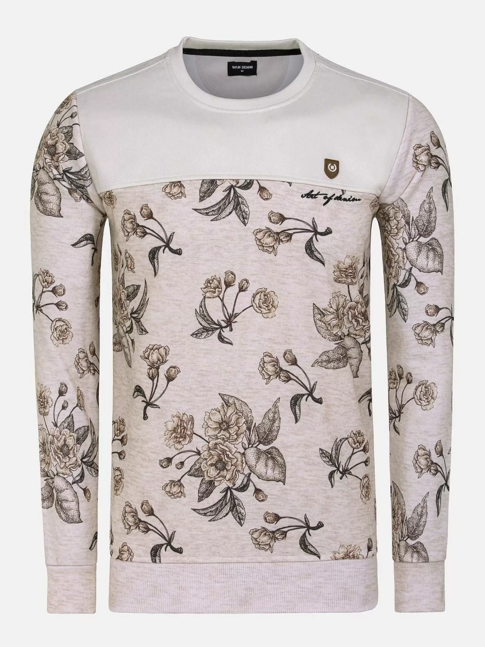 Wam Denim Sweaters|Sweater 76348 Manso Beige