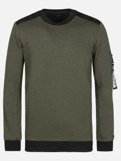 Wam Denim Sweaters|Sweater 76310 Marville Khaki