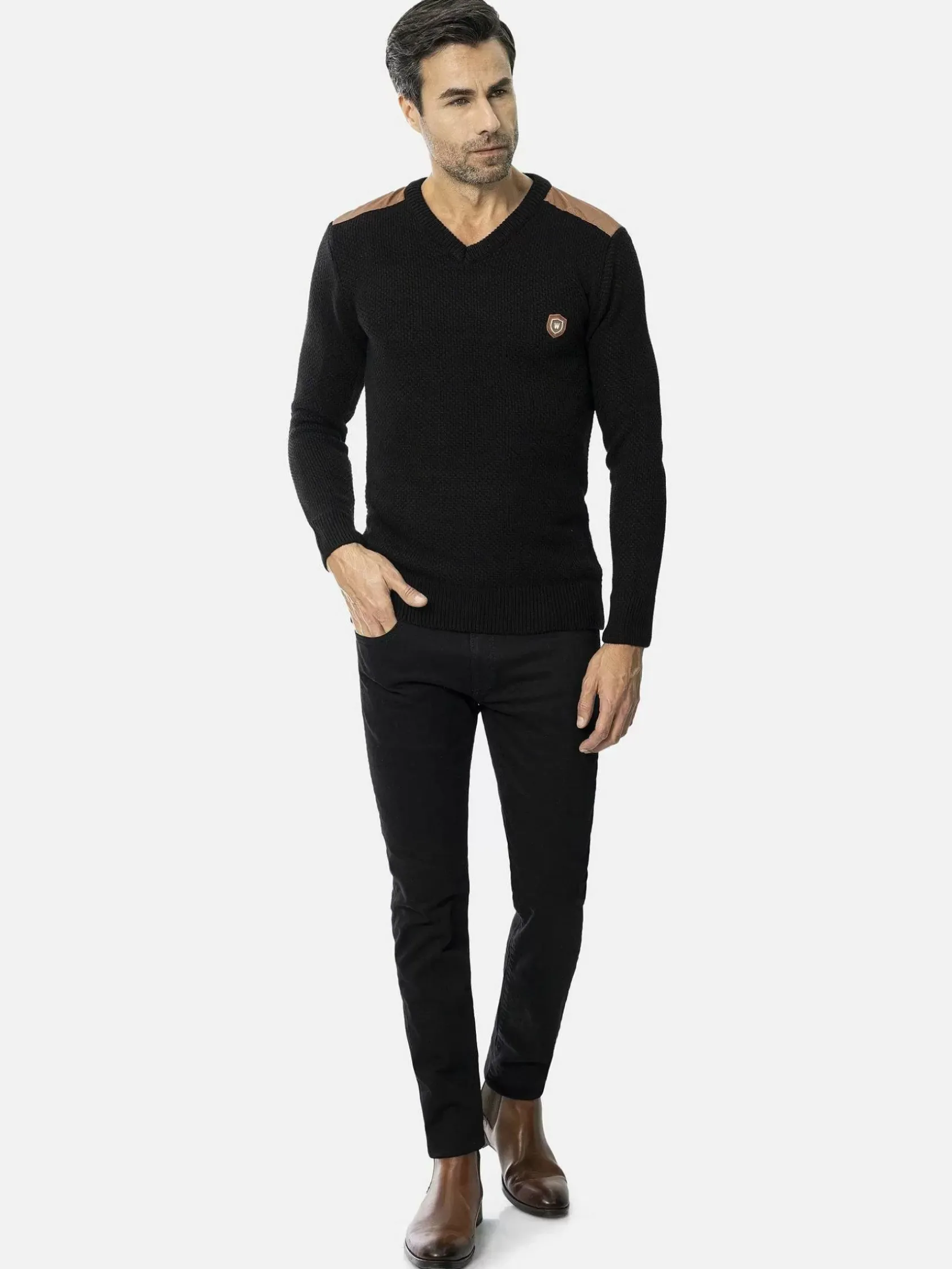 Wam Denim Sweaters|Sweater 76295 Muru Black