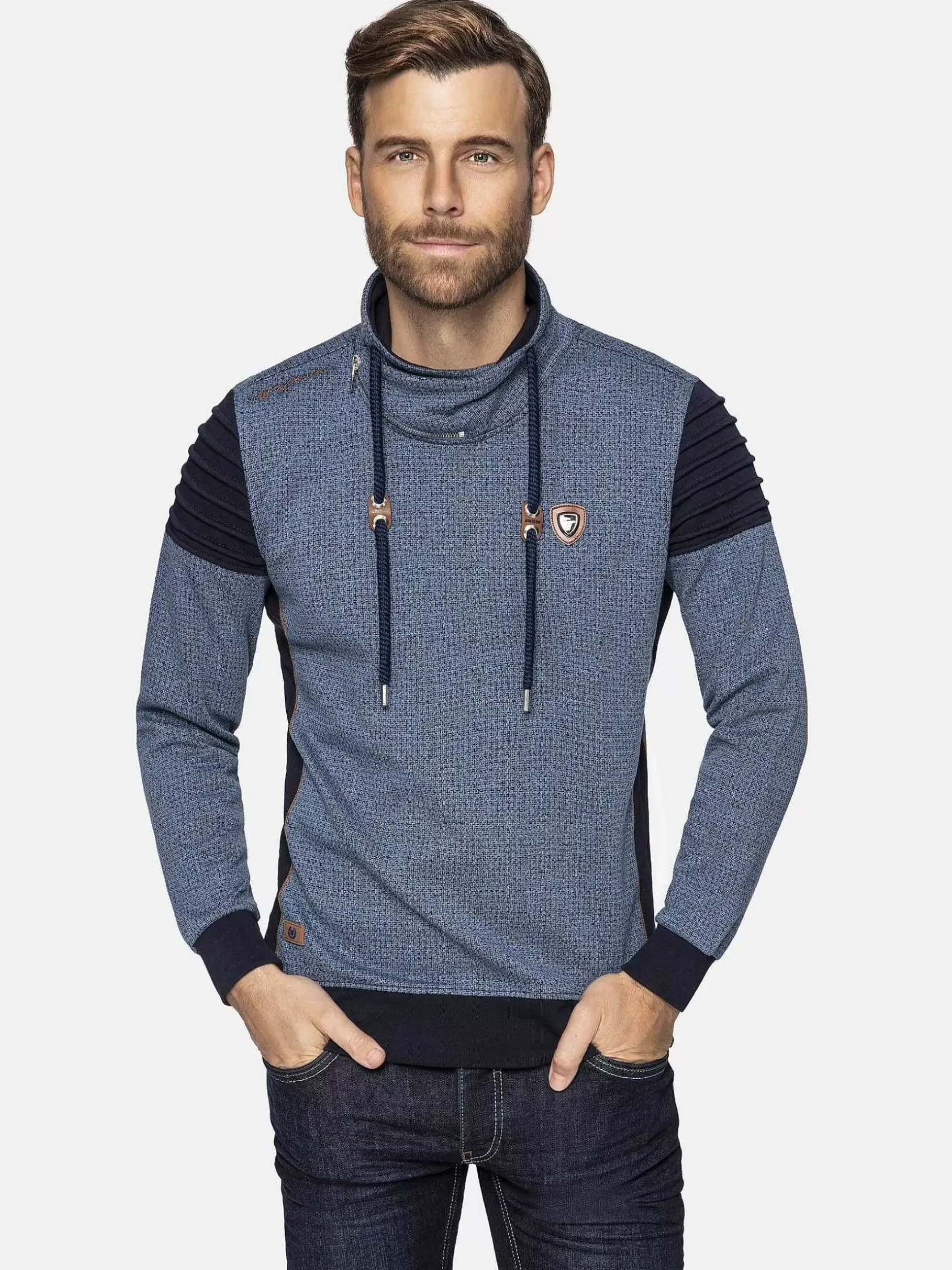 Wam Denim Sweaters|Sweater 76359 Newton Indigo