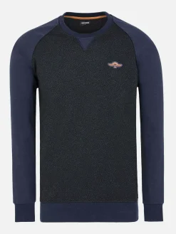 Wam Denim Sweaters|Sweater 76350 Pelada Navy
