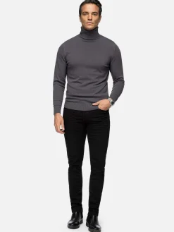 Wam Denim Sweaters|Sweater 76344 Reinel Anthracite