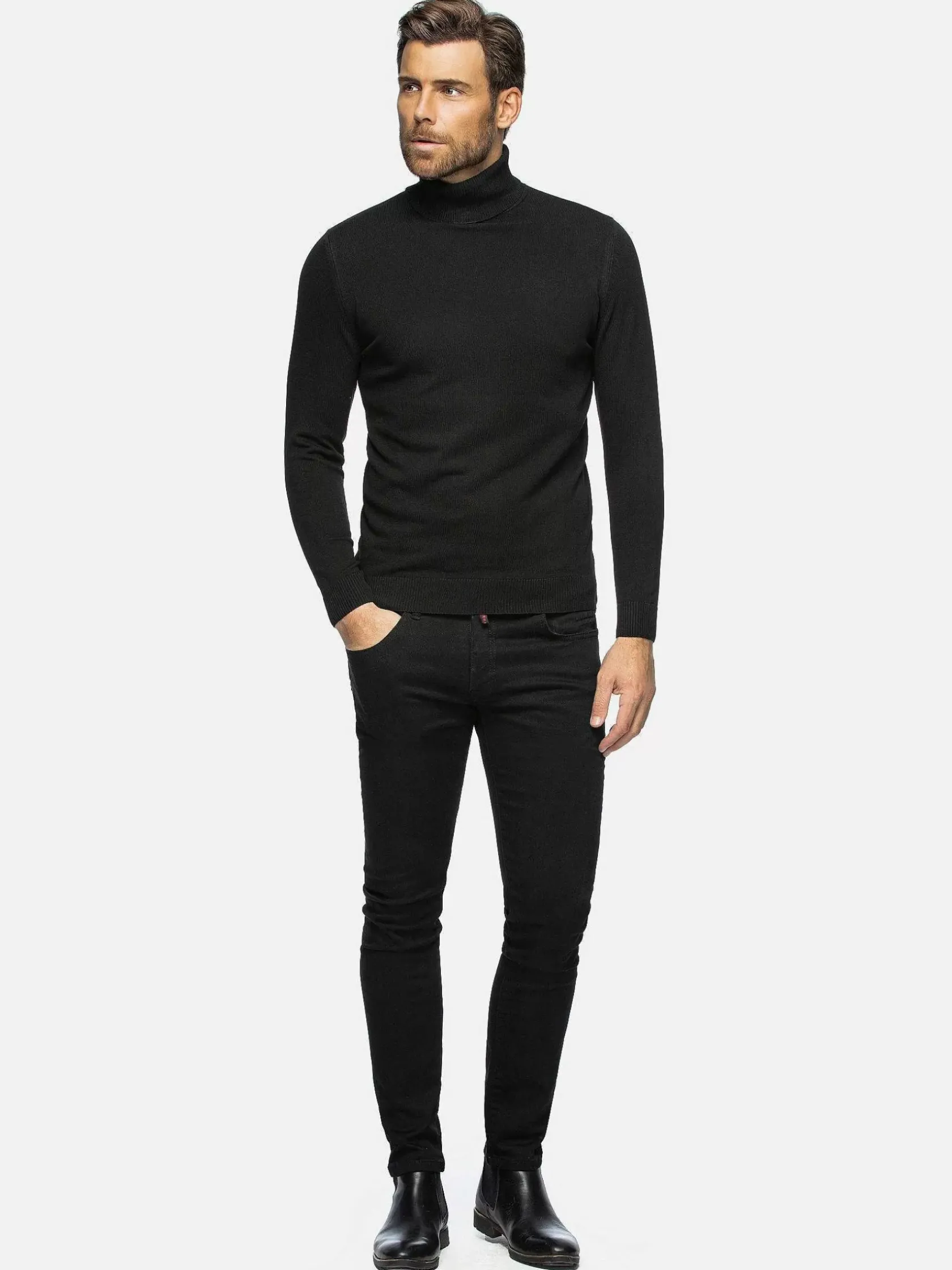 Wam Denim Sweaters|Sweater 76344 Reinel Black