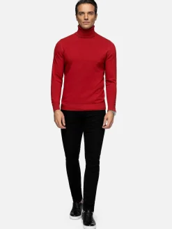 Wam Denim Sweaters|Sweater 76344 Reinel Red